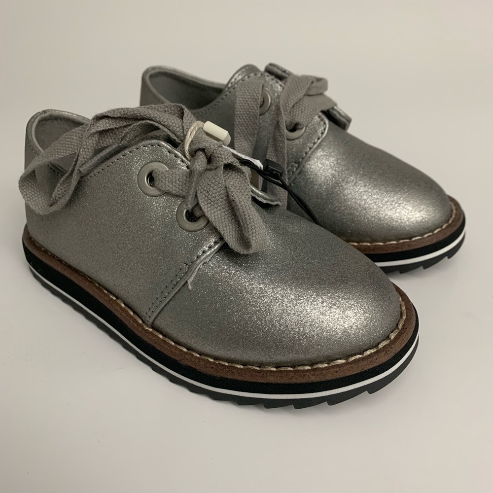 Zara Baby  3 year old Lace Up Patent Leather shoes